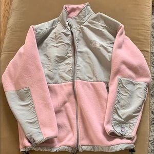 The north face pink fleece jacket